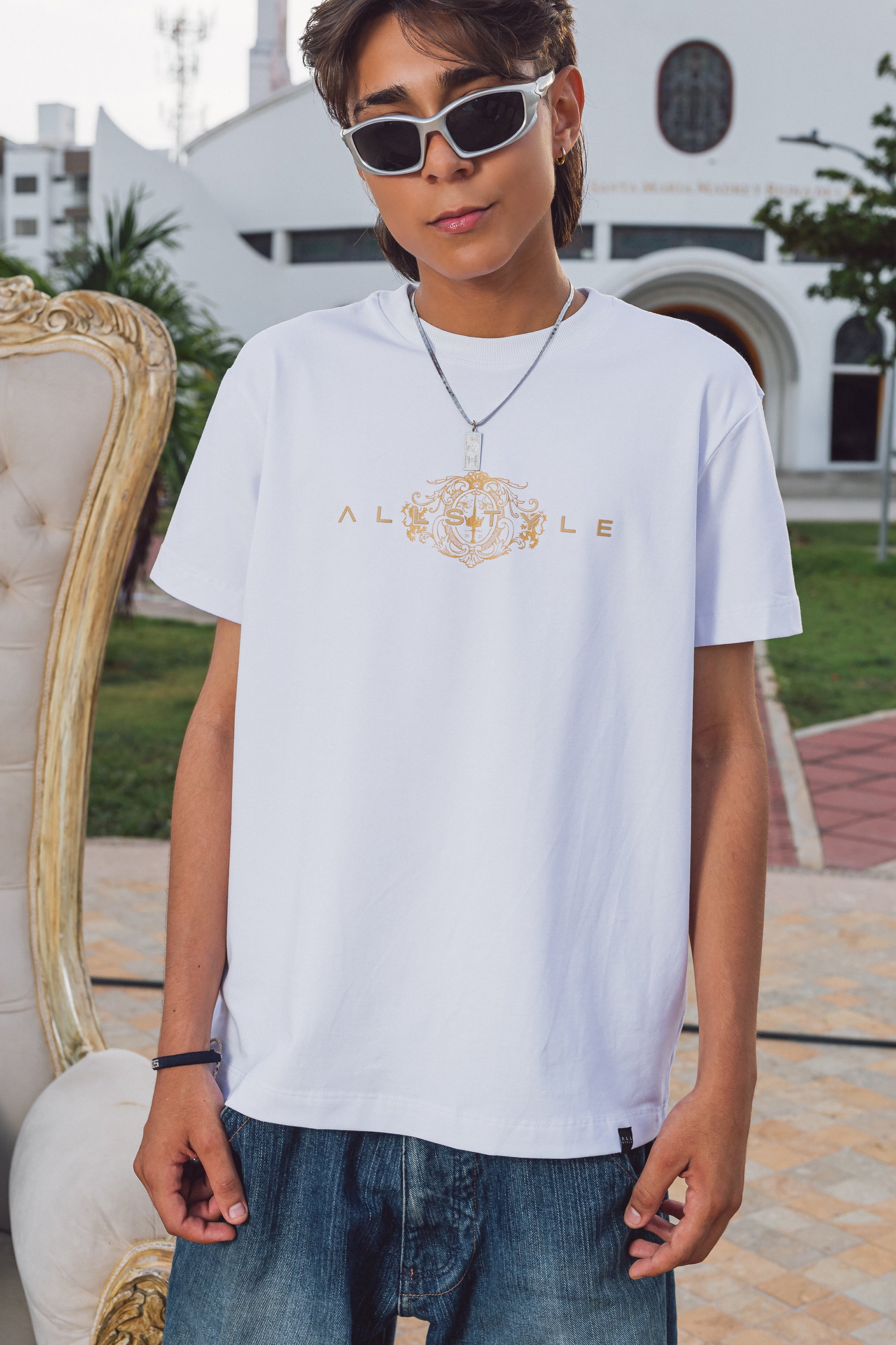CAMISETA ALLSTYLE ESCUDO REAL